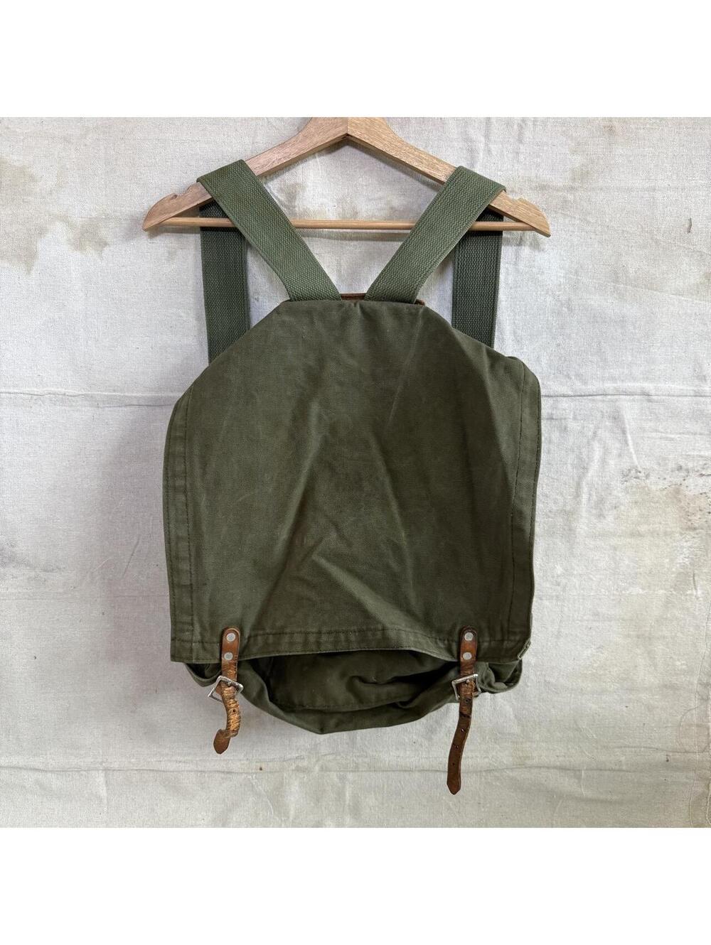Vintage Military Service Style Canvas Fieldpack Backpack